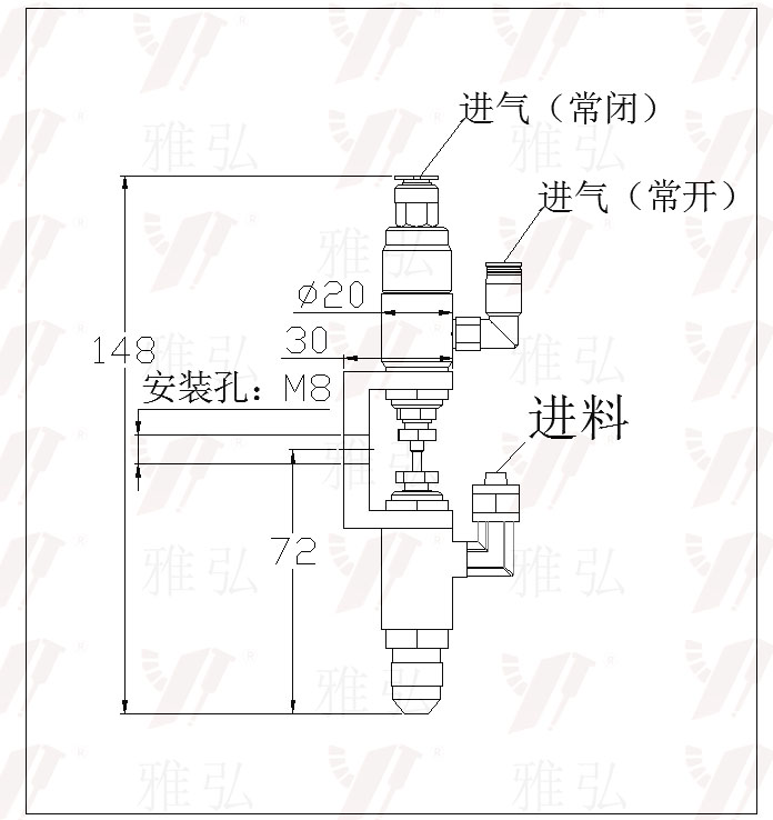 粘度:1万-10万 比如水:硅胶,黄油 点胶阀结构:提升式点胶阀(具有回吸